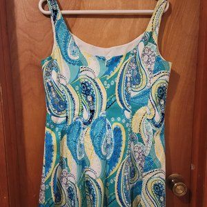 Pappagallo Tank Midi-Dress Size 12